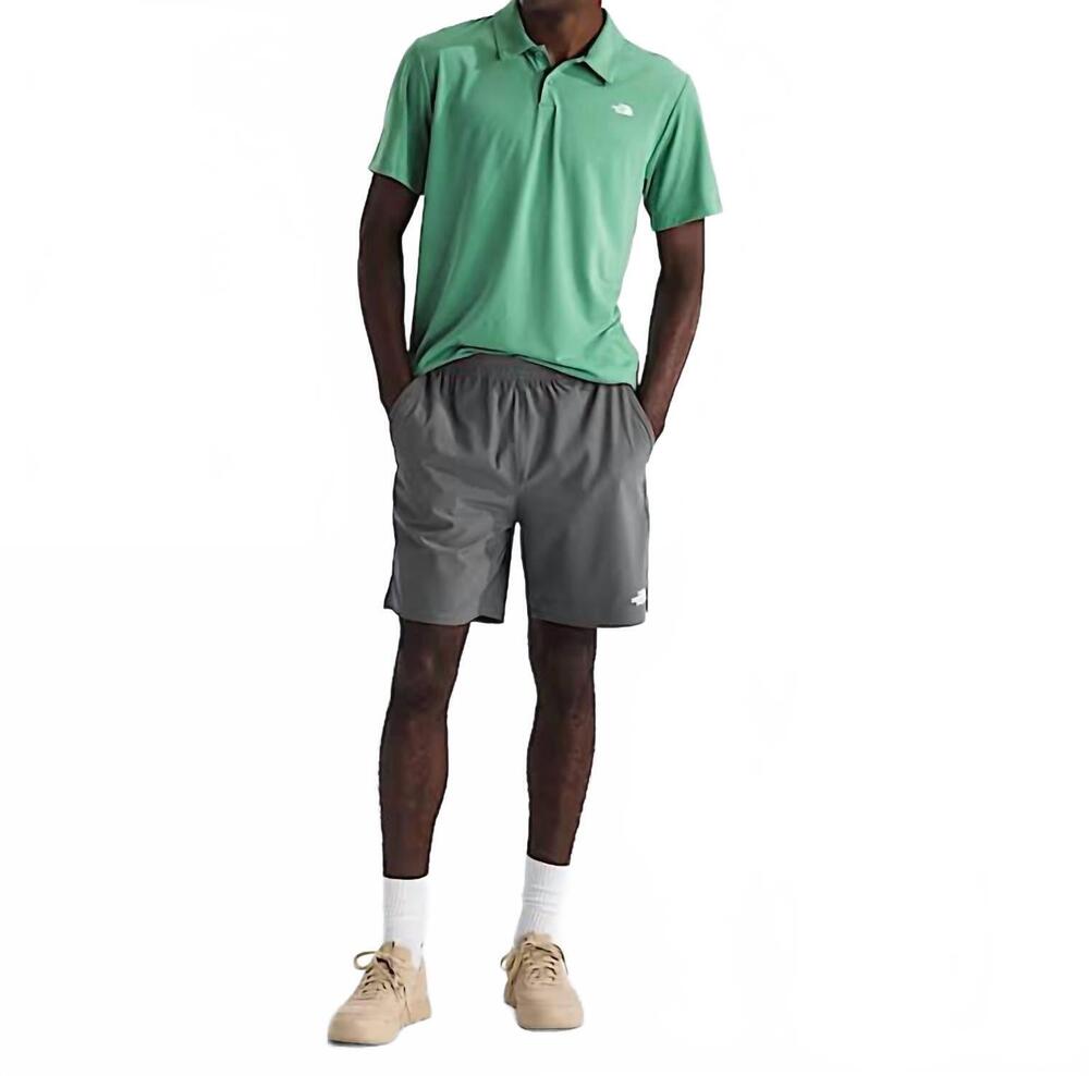 NEW THE NORTH FACE men's wander 2-in-1 7" shorts in smoked pearl